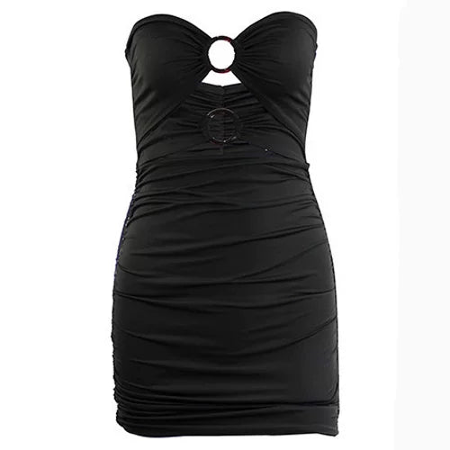 Kishai | Women’s Summer Off-Shoulder Bodycon Dress with Hip-Covering Tube Skirt