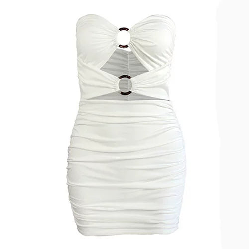 Kishai | Women’s Summer Off-Shoulder Bodycon Dress with Hip-Covering Tube Skirt